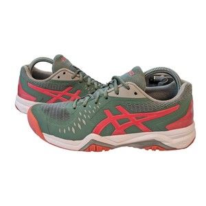 Women's ASICS GEL-Challenger 12 Tennis Shoes Women Size 8 Slate Grey/Pink